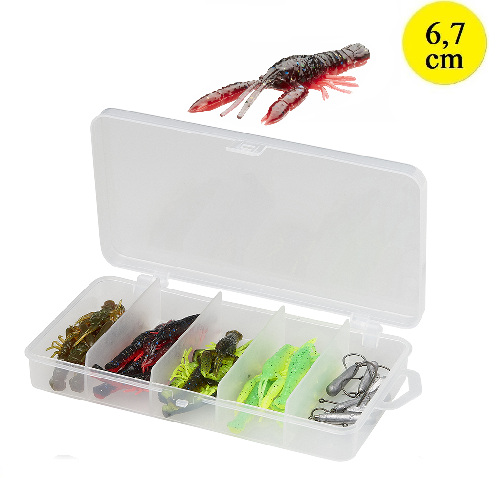 Savage Gear 3D Crayfish Kit 6,7cm Mixed Colors 30PCS