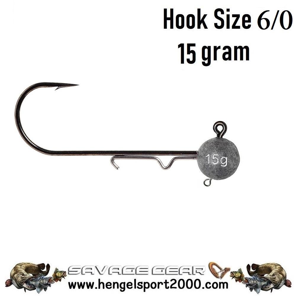 Savage Gear Ball Jig Heads Tournament hook 6-0 | 10 gram