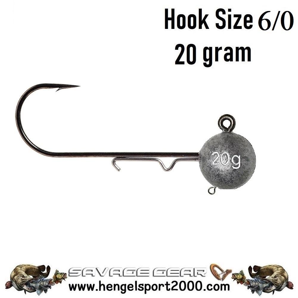 Savage Gear Ball Jig Heads Tournament hook 6-0 | 10 gram