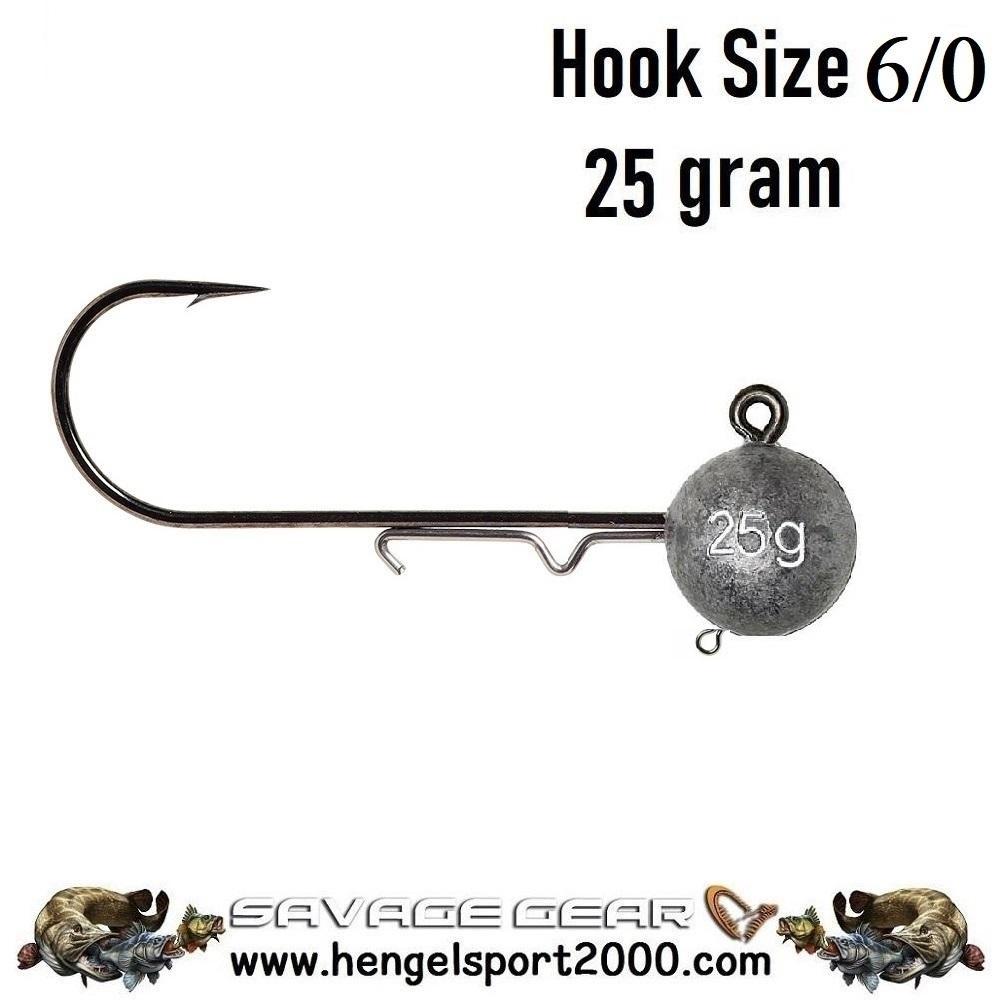 Savage Gear Ball Jig Heads Tournament hook 6-0 | 10 gram