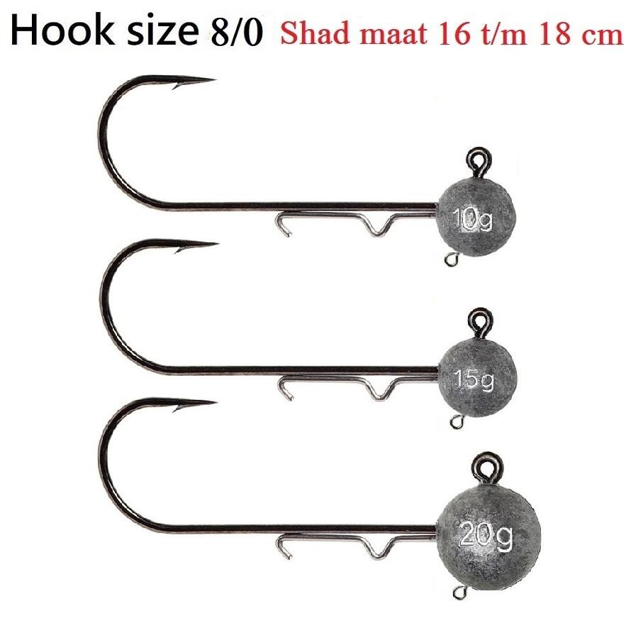 Savage Gear Ball Jig Heads Tournament hook 8-0