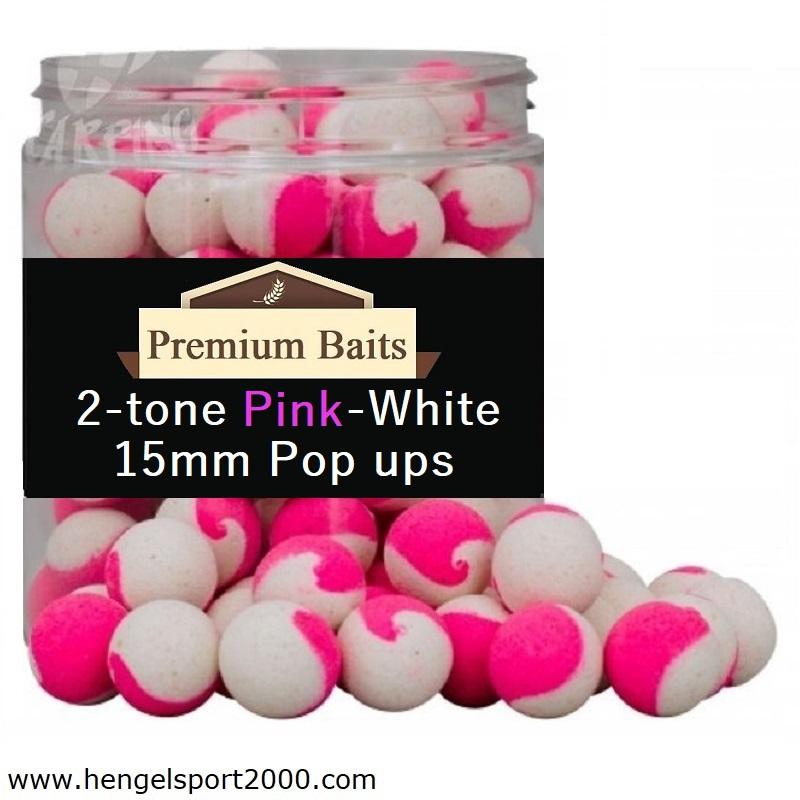Premium 2-tone Pink-White Pop ups 15mm