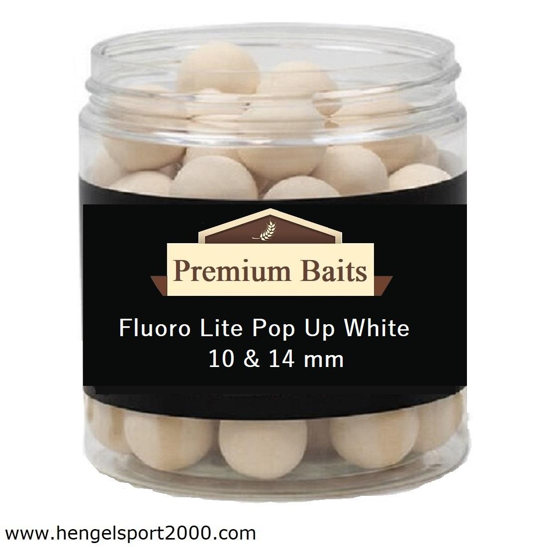 Premium Baits Fluoro White Mixed Pop Ups