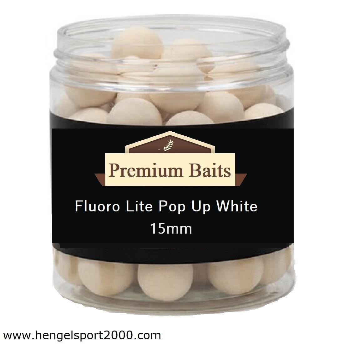 Premium Baits Fluoro White Pop Ups