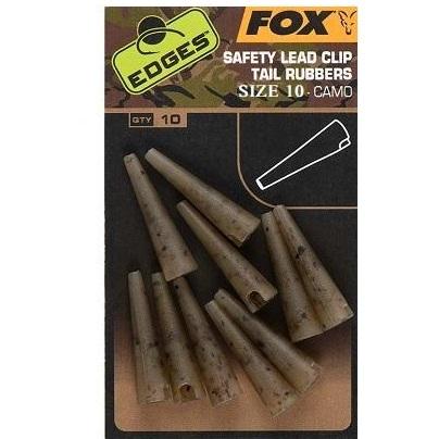 Fox Edges Camo Safety Lead Clip Rubber (size 10) 