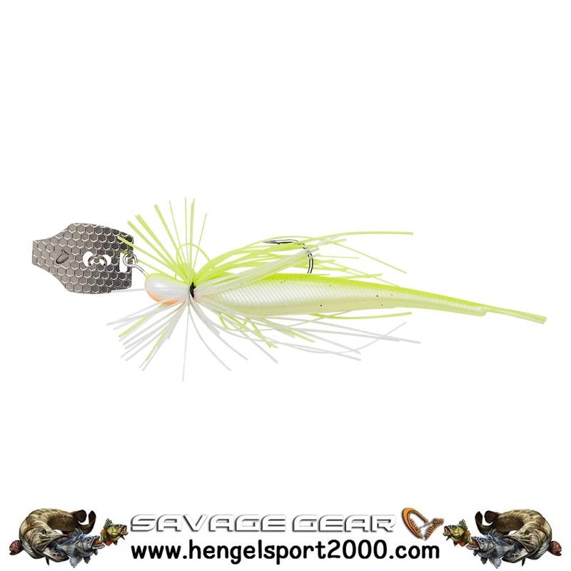 Savage Gear Crazy Swim Jig | White Silver 10cm