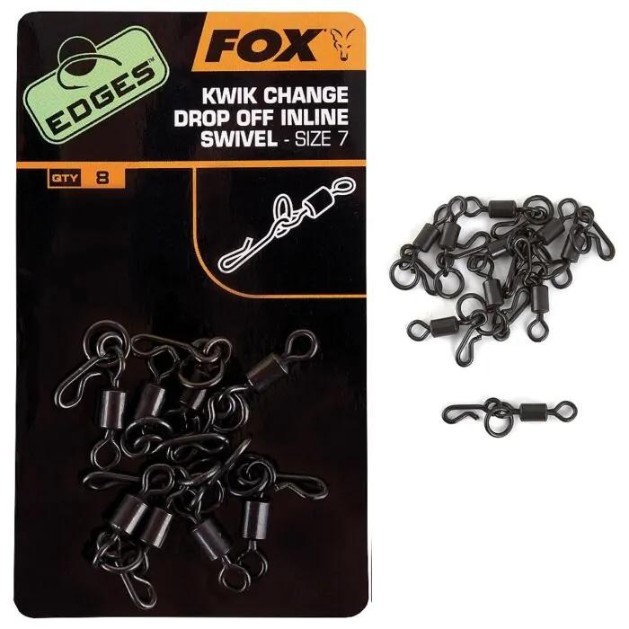 Fox Edges Kwik Change Drop Off Inline Swivels