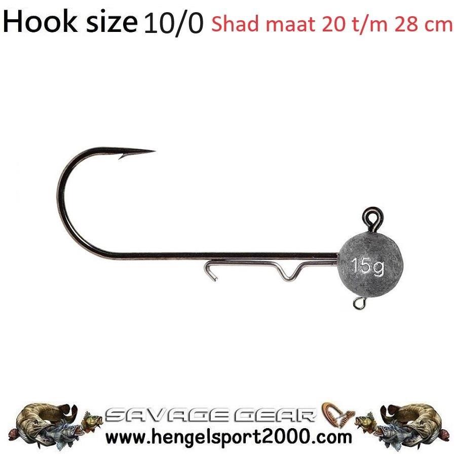 Savage Gear Ball Jig Heads Tournament hook 10-0