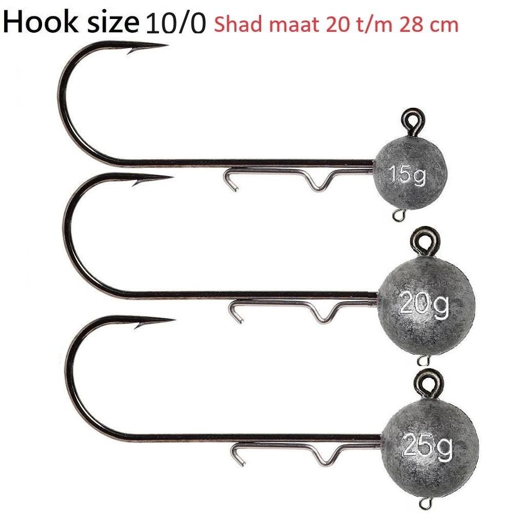 Savage Gear Ball Jig Heads Tournament hook 10-0