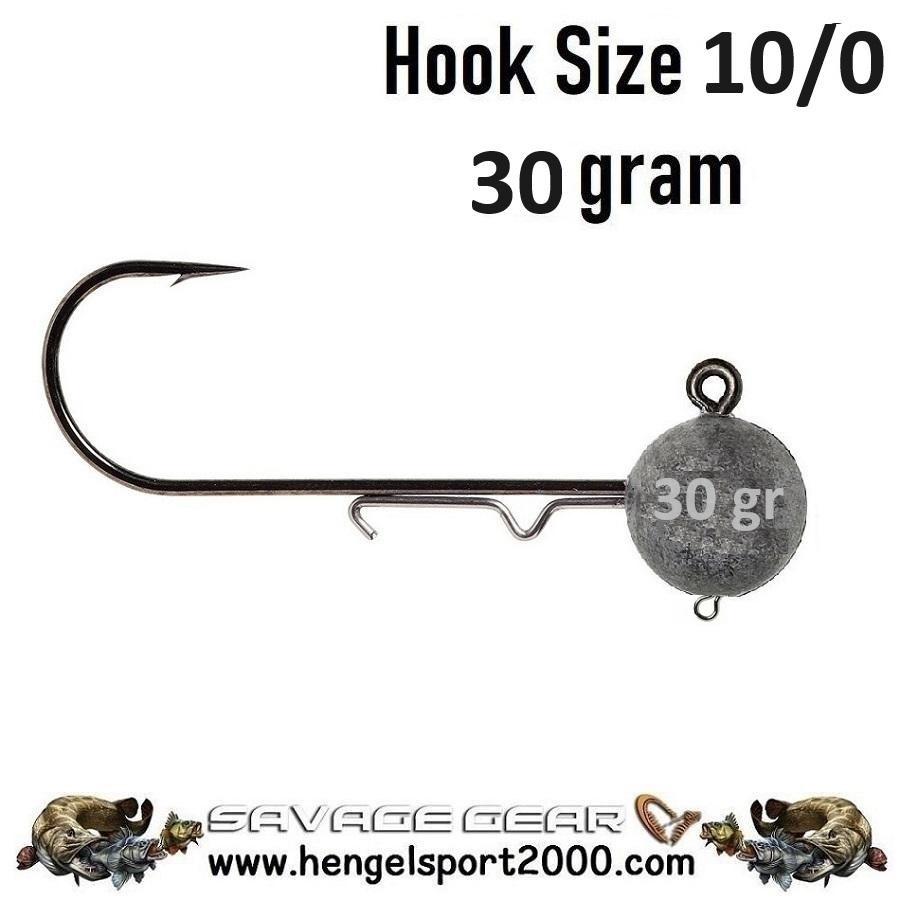 Savage Gear Ball Jig Heads Tournament hook 10-0 | 15 gram