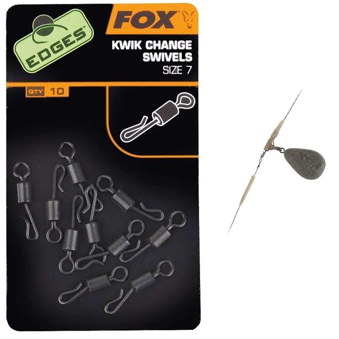 Fox Edges kwik change swivels sz