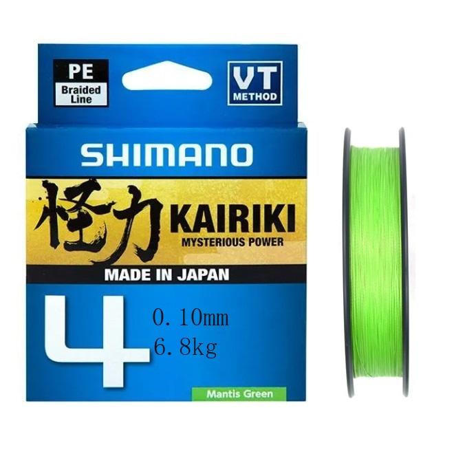 Shimano Kairiki 4 Braid Mantis Green 0.10MM - 6.8KG