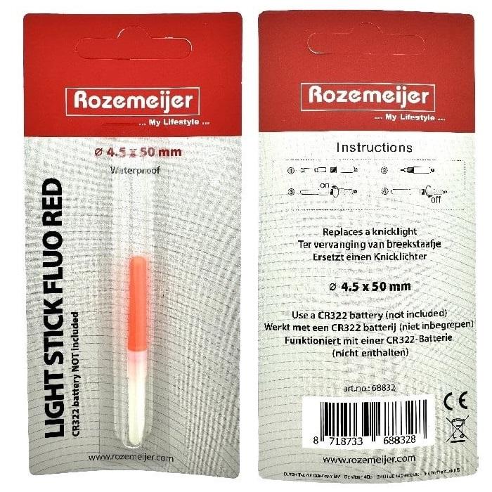 Rozemeijer Light Stick Fluo size 4.5x50mm 1pcs | CR322 Lithium Battery Pack 5 stuks