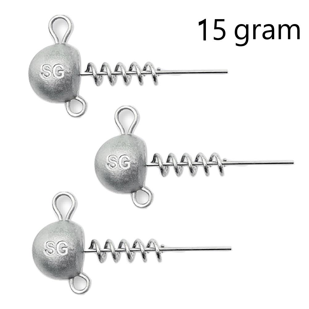 Savage Gear Cork Screw Ball Heads | 6 gram 3pcs