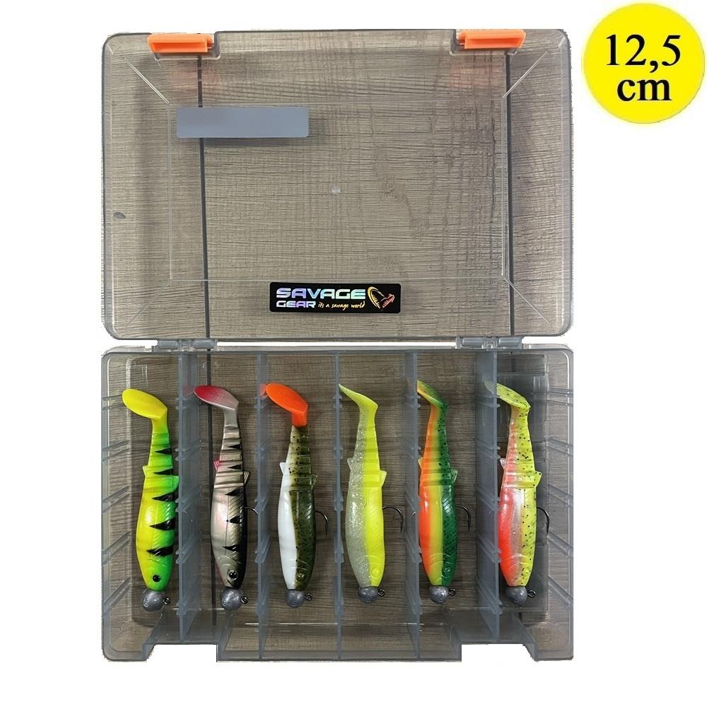 Savage Gear Cannibal Shad Mix Ready To Fish 6 PCS 12.5cm inclusief Box