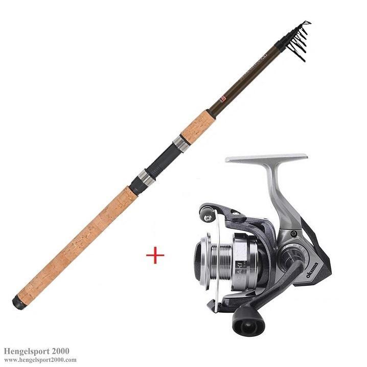 Allround Set - Telescoop Hengel Plus Molen 210cm 10-40 gram