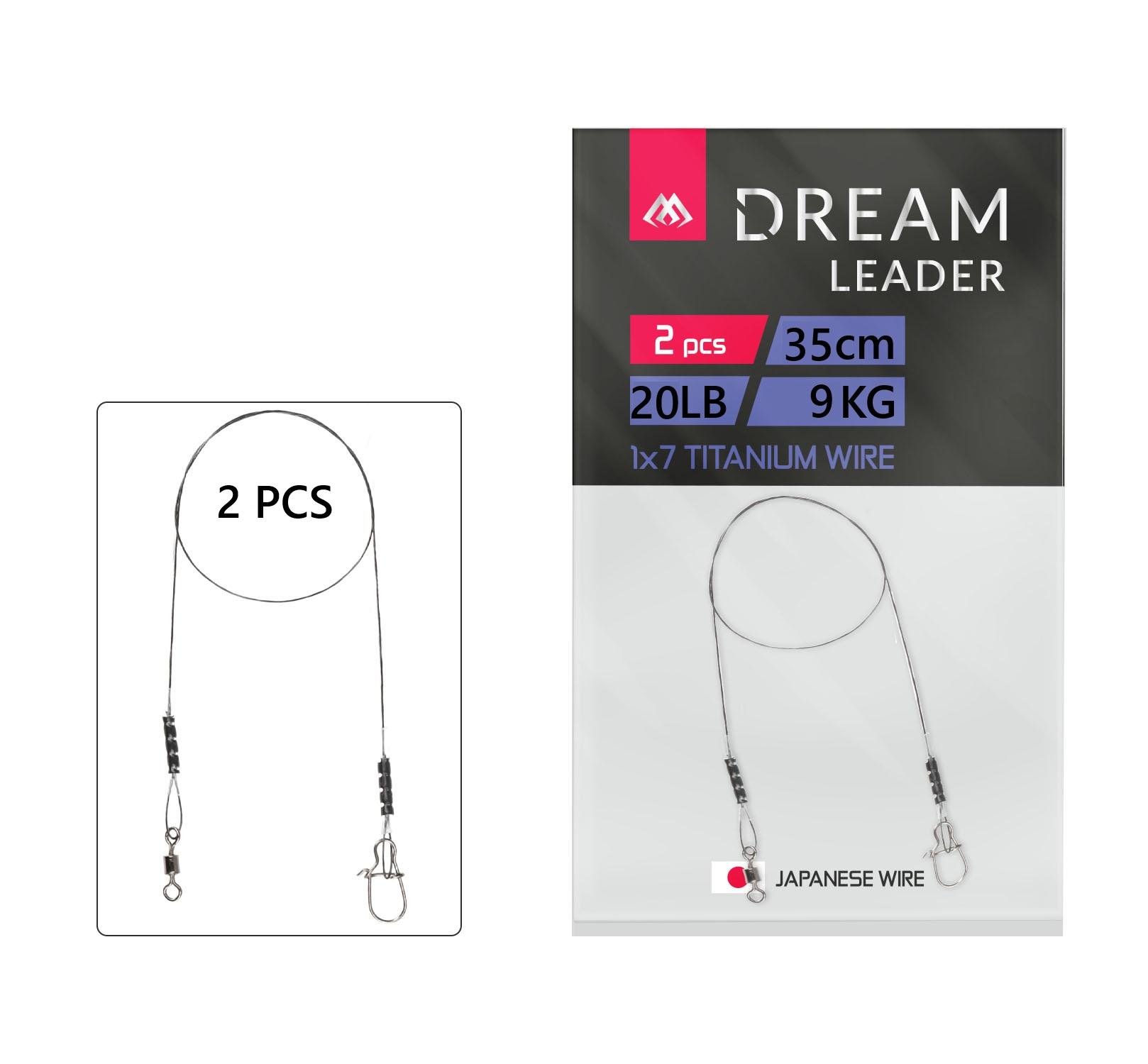 Mikado Leader Dream Leader Titanium 1X7 | 25cm/4.5kg - 2pcs