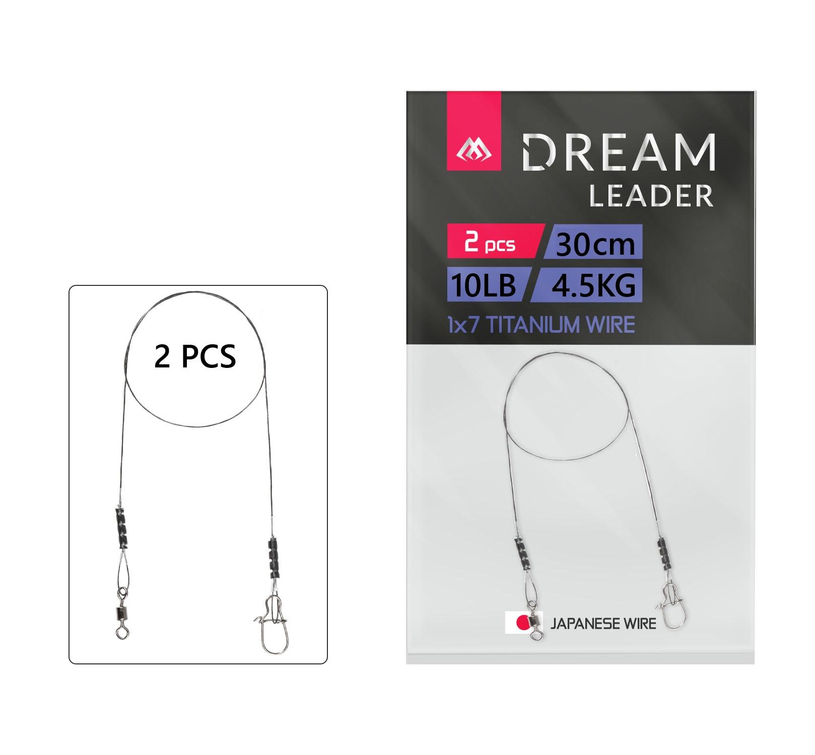 Mikado Leader Dream Leader Titanium 1X7 | 25cm/4.5kg - 2pcs