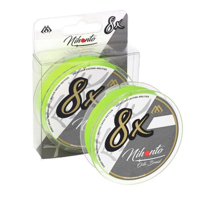 Nihonto Octa 8 braid Fluo Lemon 150 meter