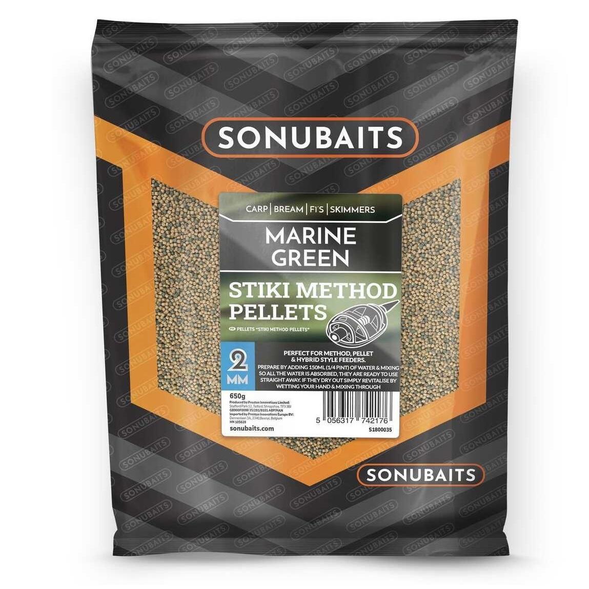 Sonubaits Stiki Method Pellets Marine Green 2mm