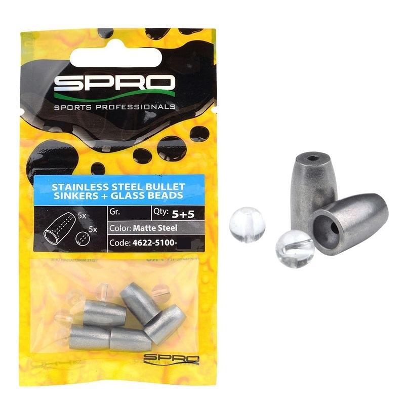 Spro Stainless Steel Bullet Sinkers