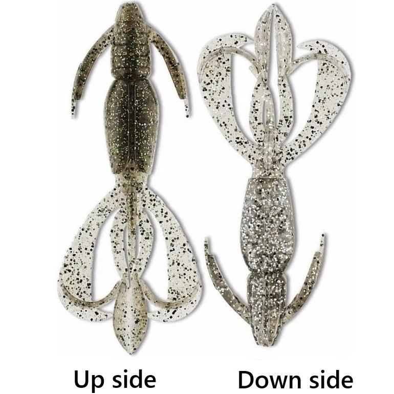 Keitech Crazy Flapper 7cm - 2.8 Inch | Black Cherry