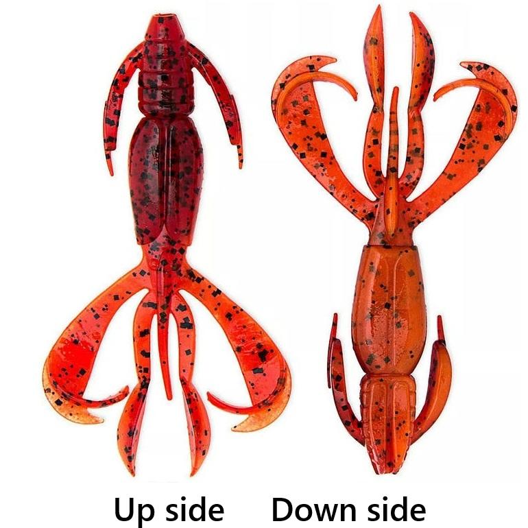 Keitech Crazy Flapper 7cm - 2.8 Inch | Silver Flash Craw