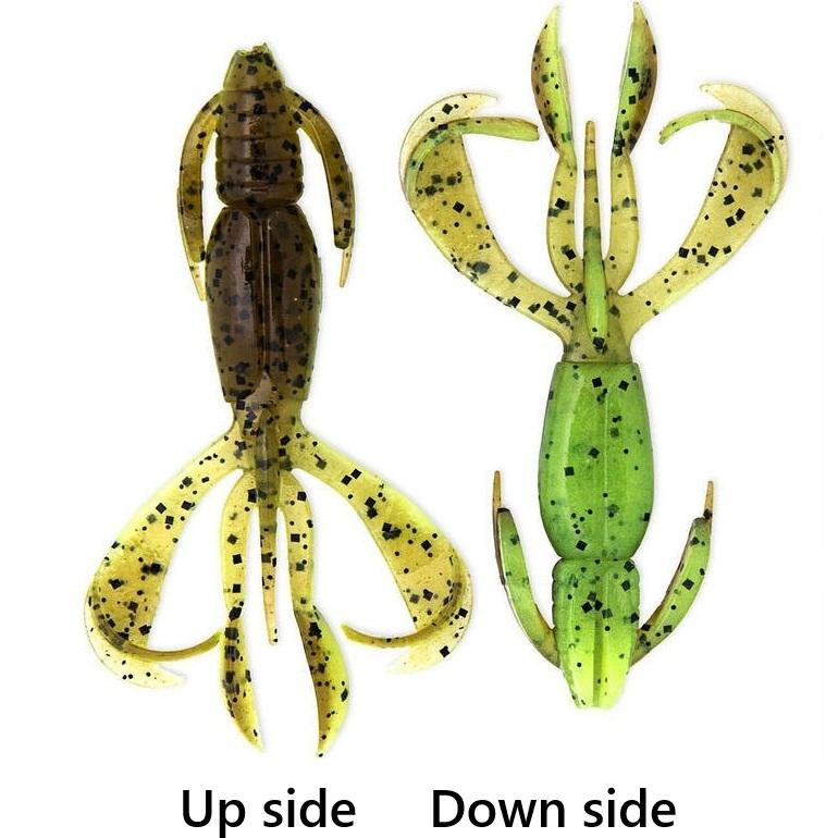 Keitech Crazy Flapper 7cm - 2.8 Inch | Silver Flash Craw