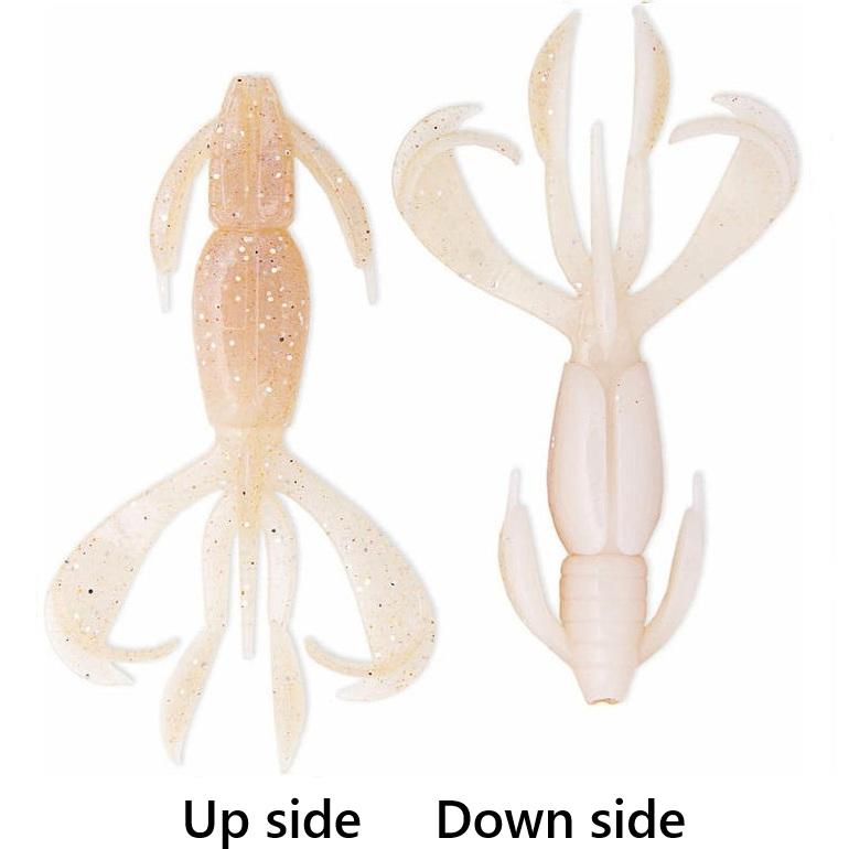 Keitech Crazy Flapper 7cm - 2.8 Inch | Silver Flash Craw