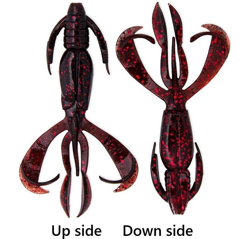 Keitech Crazy Flapper 7cm - 2.8 Inch | Silver Flash Craw