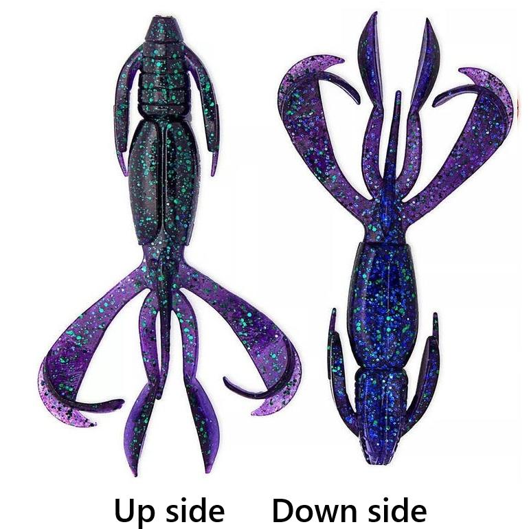 Keitech Crazy Flapper 7cm - 2.8 Inch | Silver Flash Craw