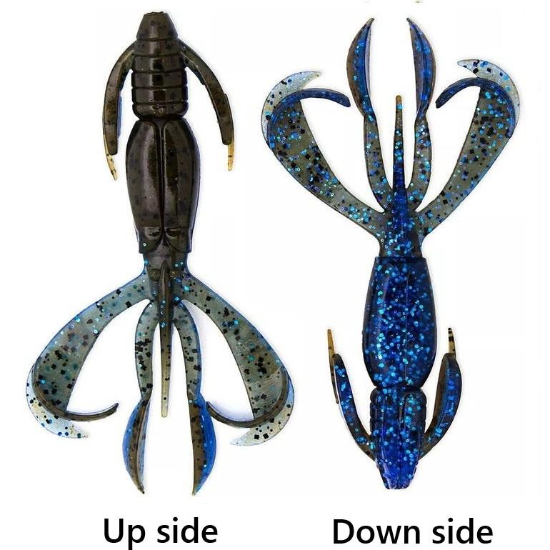 Keitech Crazy Flapper 9cm - 3.6 Inch | Black Cherry