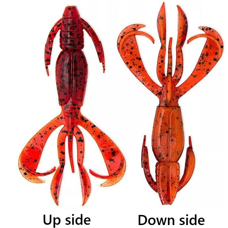 Keitech Crazy Flapper 9cm - 3.6 Inch | Black Cherry