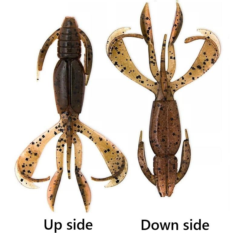 Keitech Crazy Flapper 9cm - 3.6 Inch | Black Cherry