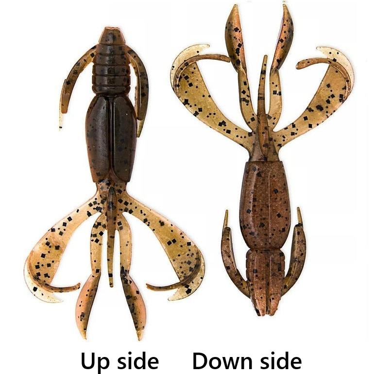 Keitech Crazy Flapper 9cm - 3.6 Inch | Black Cherry