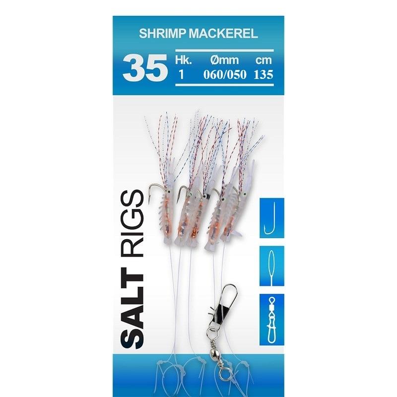 Spro Salt Rig 35 Makreel paternoster Met Garnaal Imitatie