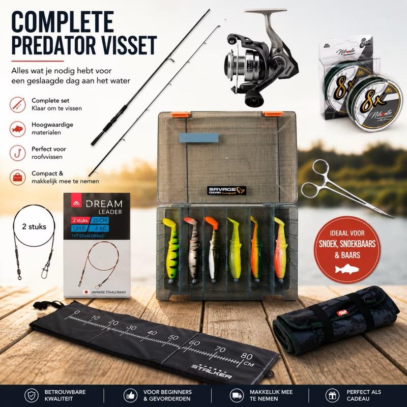Complete Roofvis Set 2 - Ideaal Voor Snoek
