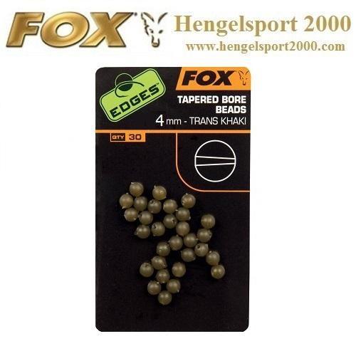 Fox Tapered Bore Beads 4mm