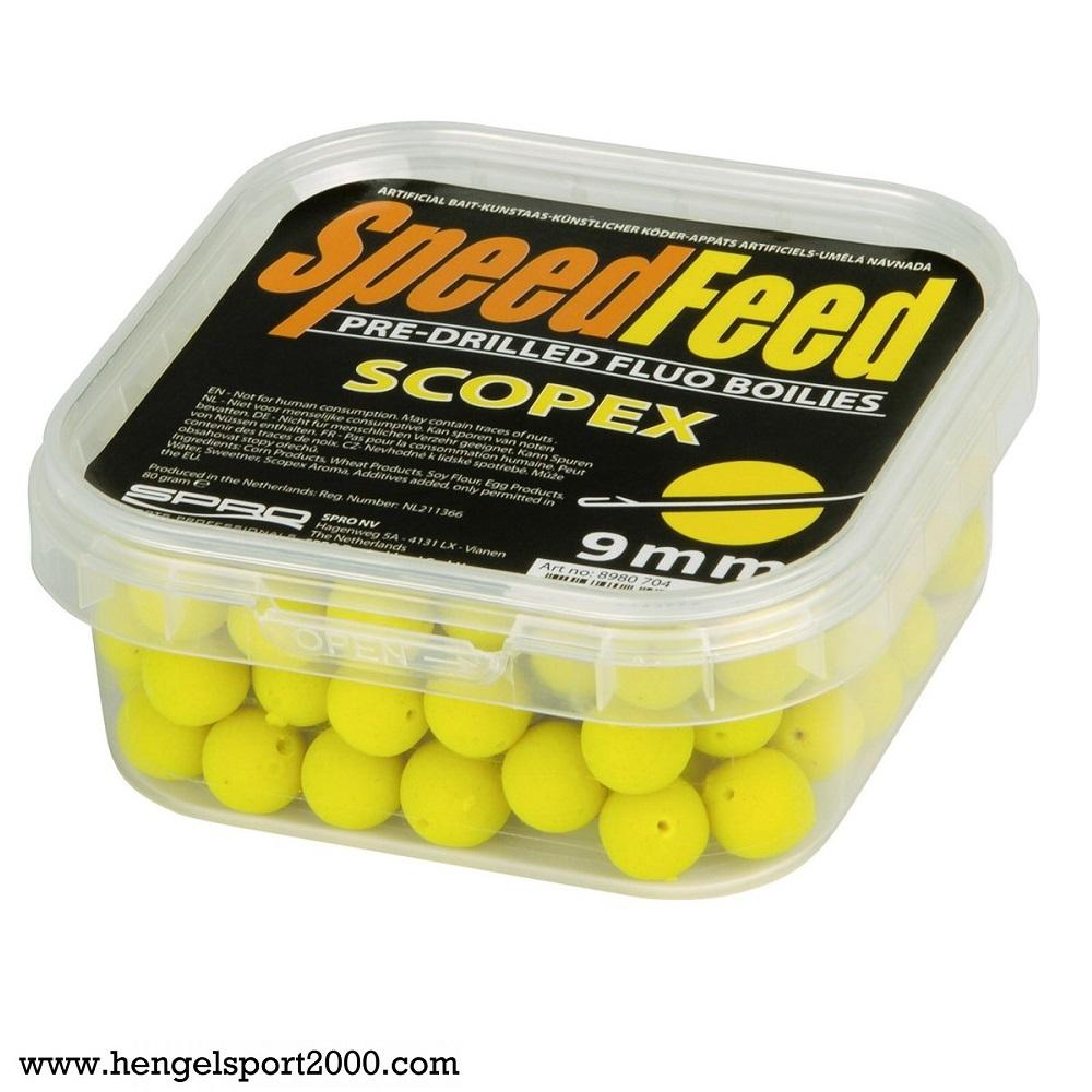 Cresta SpeedFeed Pre-drilled Fluo Mini Boilies | Scopex