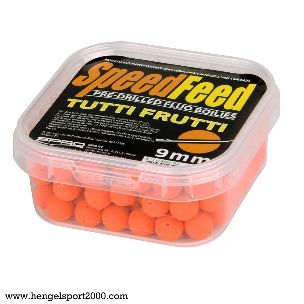 Cresta SpeedFeed Pre-drilled Fluo Mini Boilies | Tutti Frutti
