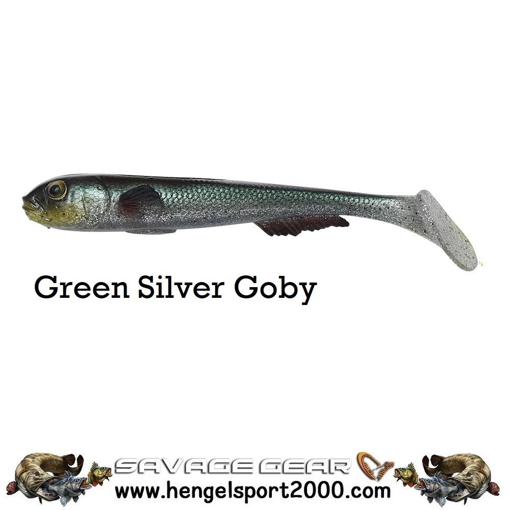 Savage Gear 3D Goby Shad 20 cm | Green Silver