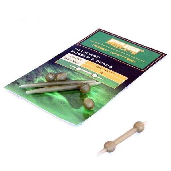 PB Products Heli Chod Rubber & Beads X Small