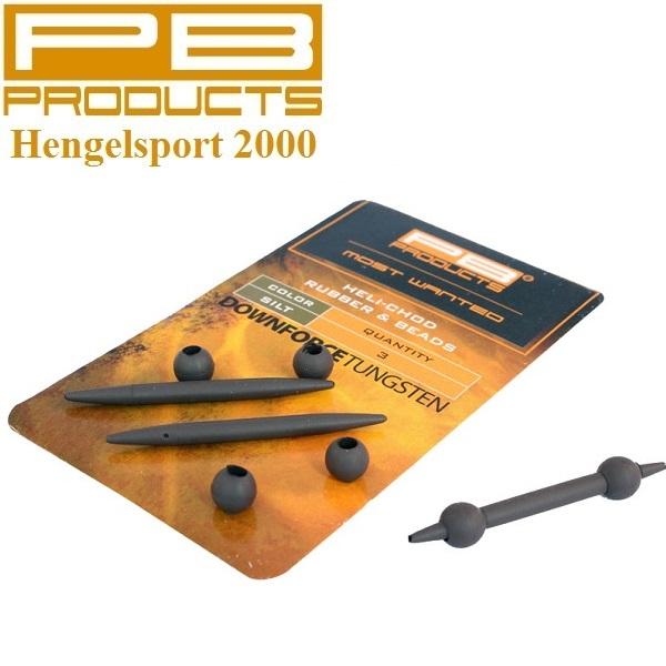 PB Products Downforce Heli-Chod Rubber Beads X Small | Weed