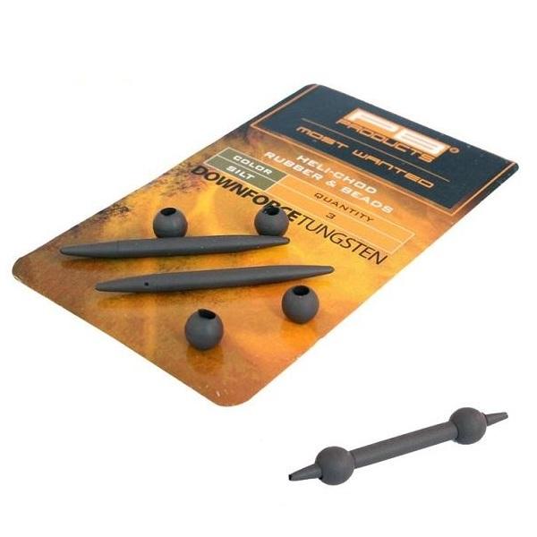 PB Products Downforce Heli-Chod Rubber Beads X Small