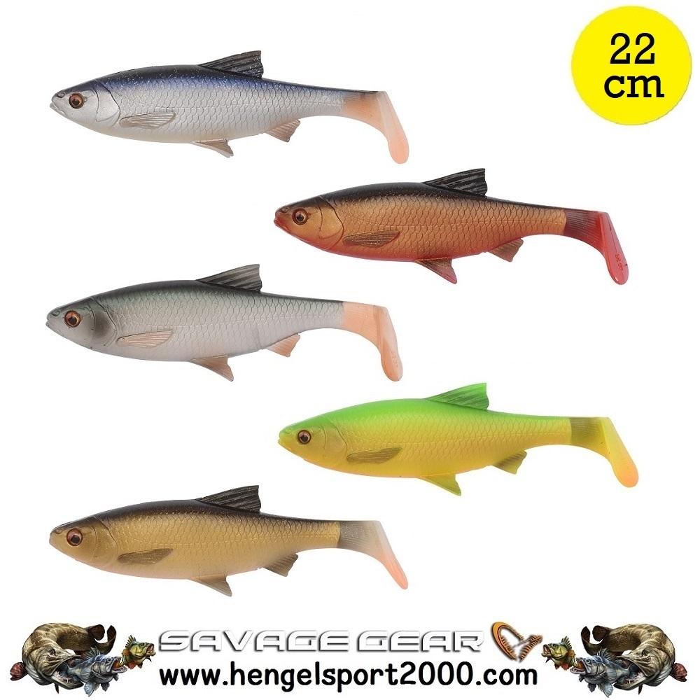 Savage Gear 3D River Roach Shad LB 22 cm (2 stuks)