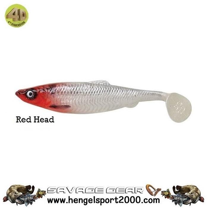 Savage Gear 4D Herring Shad 19 cm | Red Head