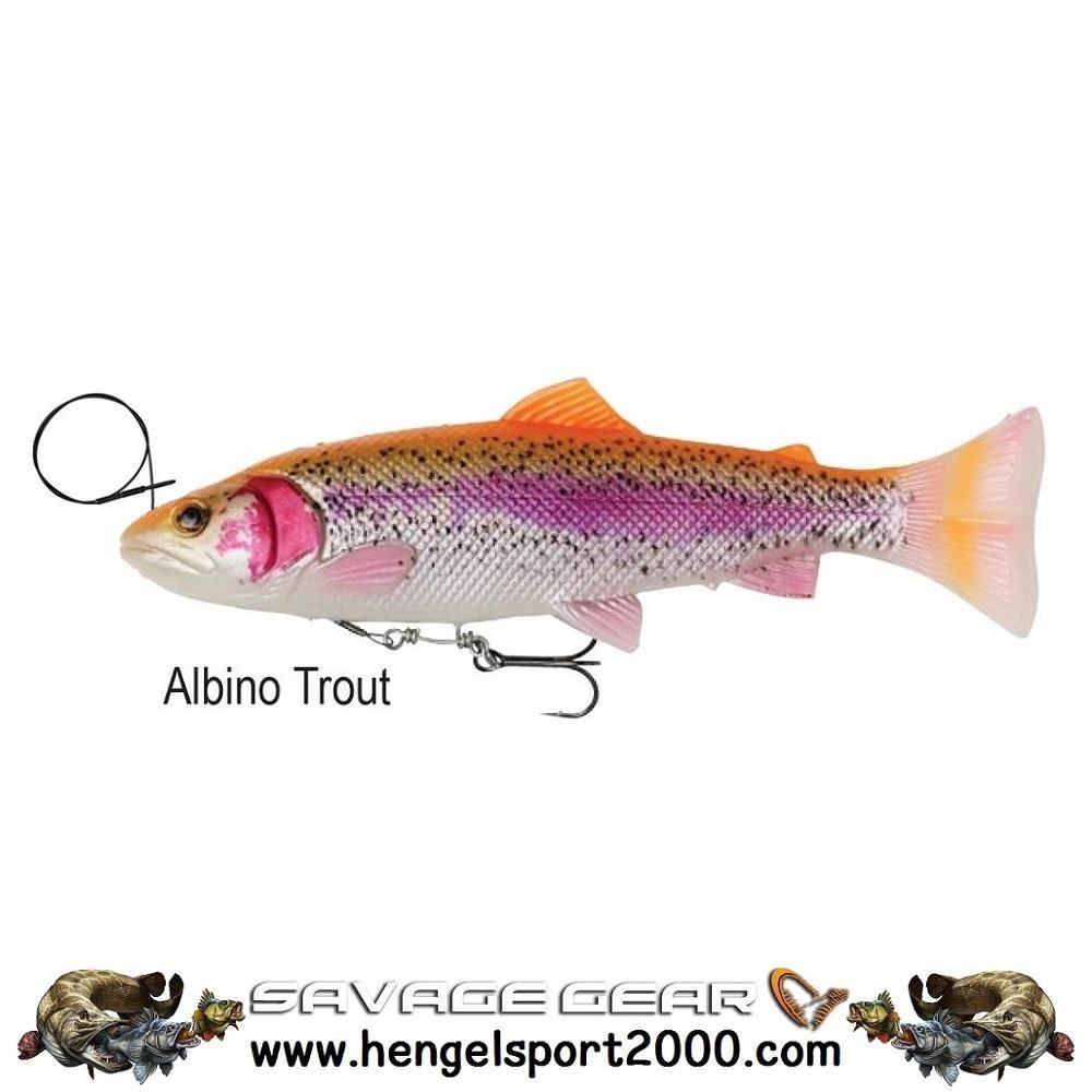 Savage Gear 4D Line Thru Pulse Tail Trout 20 cm | Albino Trout