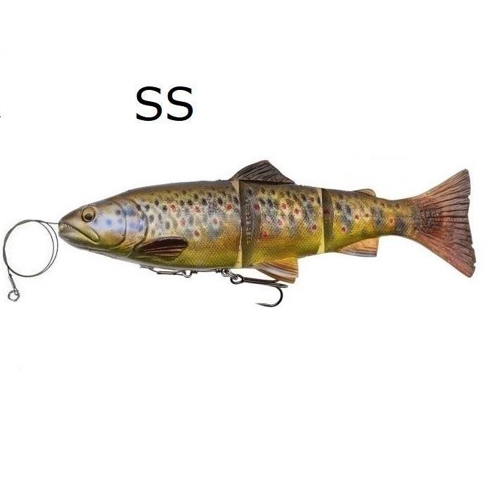 Savage Gear 4D Line Thru Trout 25cm | Rainbow SS