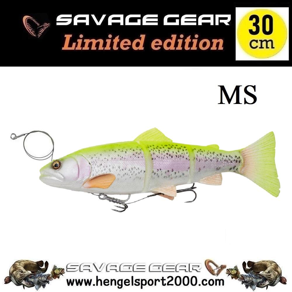 Savage Gear 4D Line Thru Trout 30 cm | Brown Trout UV Belly MS