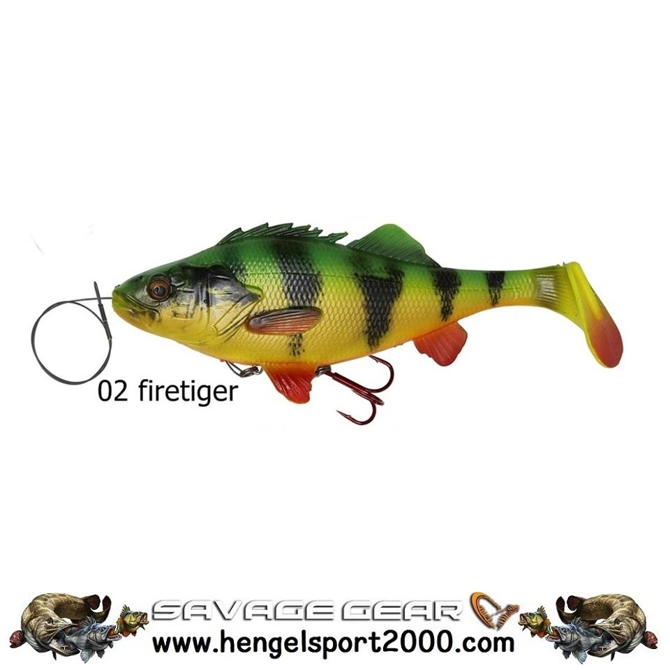 Savage Gear 4D Perch Shad 20 cm | Firetiger